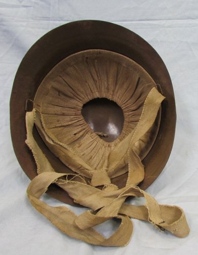  Japanese WWII Naval Ship Building Worker Steel Helmet — image 5