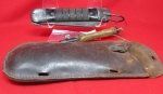 US WWII USAAF Colonial Mfg Survival Kit Knife, Leather Sheath …