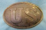 US Union, Civil War Union Infantry Buckle, Field Recovered