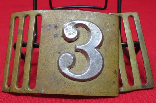 US, Post Civil War, Militia, National Guard Dress Buckle, 3rd Regiment. On Hold For Tom — image 2