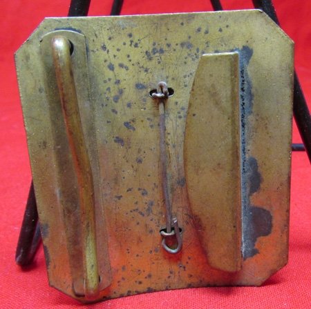 US, Post Civil War, Militia, National Guard Dress Buckle, Company D — image 3