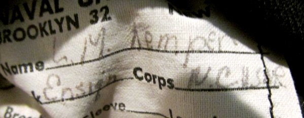 US WWII Woman's WAVES Overcoat, NC (Nurse Corps) USNR, Identified Ensign — image 8