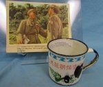 Chinese Korean War Peoples Volunteer Army Patriotic Enameled Cup