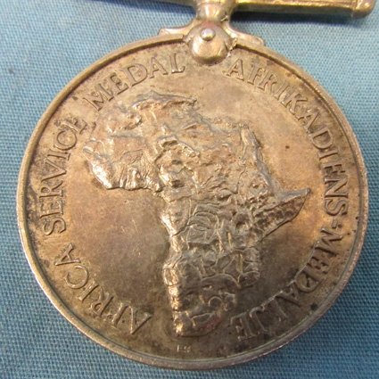  South Africa WWII, Africa Service Medal, Named — image 4
