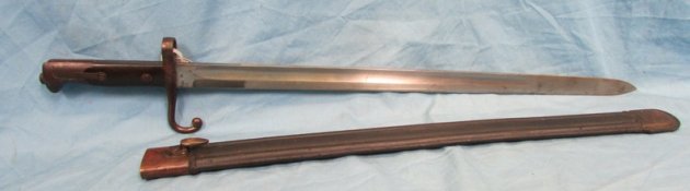  Italian, M1871 Bayonet Torre Marked Blade, Short Spring Grip — image 4