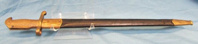  US Post Civil War, Ames Navy Bayonet & Scabbard 1870 — image 2