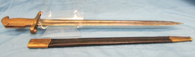  US Post Civil War, Ames Navy Bayonet & Scabbard 1870 — image 5