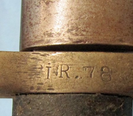  Danish M1867 Rolling Block Rifle Bayonet, German Mfg — image 3