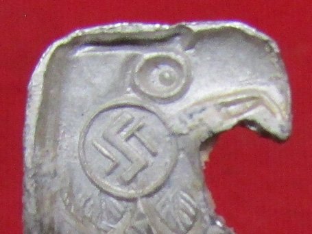 German WWII EM Police Shako Eagle Plate — image 4