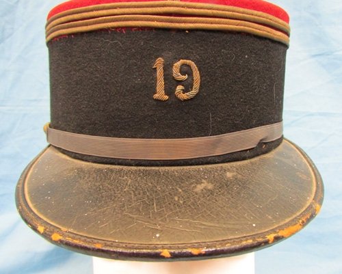  French WWI Ifantry Officers Kepi, 19th Regiment, Lieutenant — image 3