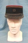 French WWI Ifantry Officers Kepi, 19th Regiment, Lieutenant
