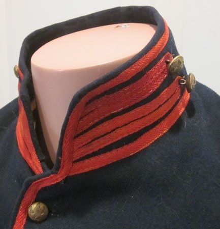 US Civil War M1854 Mounted Artillery Enlisted Shell, Size 4 Jacket — image 4