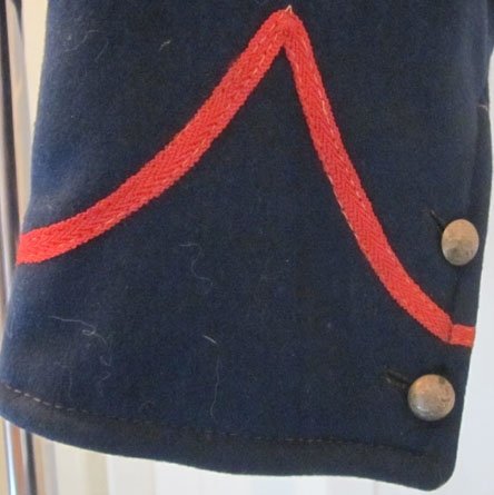 US Civil War M1854 Mounted Artillery Enlisted Shell, Size 4 Jacket — image 5