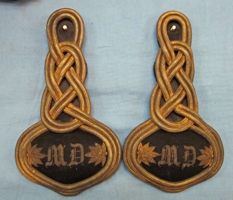 US Indian War Era, M1872 Massachusetts Field Grade Medical Department Officers Dress Coat & Paddles**ON HOLD — image 10