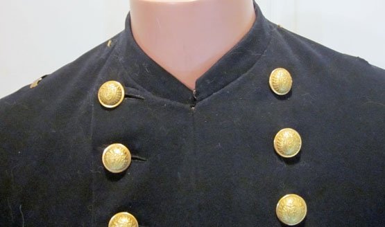 US Indian War Era, M1872 Massachusetts Field Grade Medical Department Officers Dress Coat & Paddles**ON HOLD — image 7