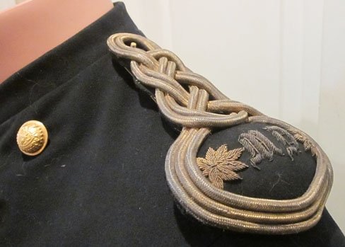 US Indian War Era, M1872 Massachusetts Field Grade Medical Department Officers Dress Coat & Paddles**ON HOLD — image 9