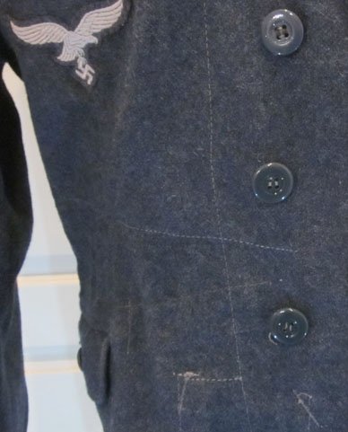 German WWII Luftwaffe Issue Enlisted Fliegerbluse — image 7