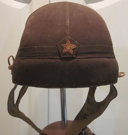 Japanese WWII Army Enlisted Tank Crewman Helmet & Uniform — image 4