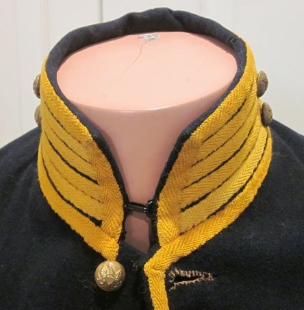 US Civil War, 1855 Pattern Cavalry Enlisted Shell Jacket, Size 1 — image 5