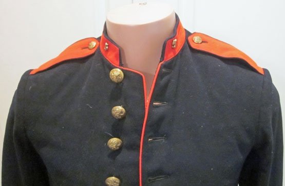 US Indian War Era Army 1885 Pattern Foot Artillery Enlisted Dress Coat — image 5