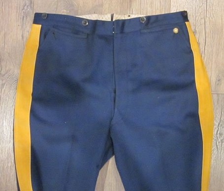 US Pre WWI Army Cavalry Officer Dress Trousers, Named, Dated 1907 — image 6