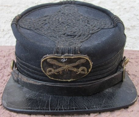 US Indian War Era, Army M1872 Pattern Cavalry Colonel Forage Cap — image 3