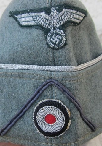 German WWII Heer Medical Officer Overseas Hat — image 5