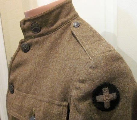US WWI Army Enlisted Coat, 33rd Division Bullion SSI — image 4
