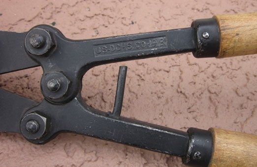 US Pre WWI Wire Cutters, D.C.H.S. CO. 1918 — image 4