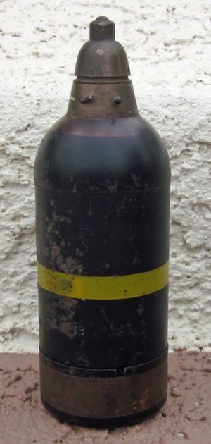 Japanese WWII Type 89 Knee Mortar Projectile, DEWAT — image 3