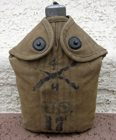 US WWI Canteen, Cup & Cover, 4th Infantry Rgt, 3rd Infantry Division — image 2