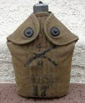 US WWI Canteen, Cup & Cover, 4th Infantry Rgt, 3rd …
