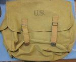 US WWII Musette Bag, Rubberized, 1943