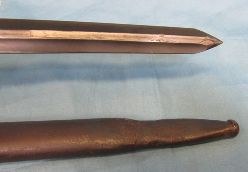  Belgium M1924 Short Bayonet, Matching, Veteran Estate — image 4