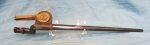 US Indian Wars M1873 45-70 Bayonet, Brass Hook Scabbard