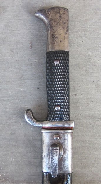 German WWI Era S84/98 Dress Bayonet, Eickhorn, Unit Marked Scabbard — image 2