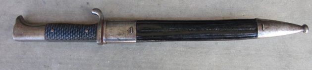 German WWI Era S84/98 Dress Bayonet, Eickhorn, Unit Marked Scabbard — image 4