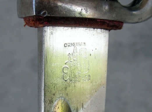 German WWI Era S84/98 Dress Bayonet, Eickhorn, Unit Marked Scabbard — image 7