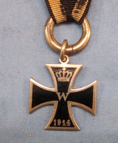 German Imperial Era Iron Cross Watch Fob — image 3