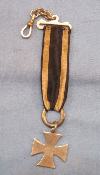 German Imperial Era Iron Cross Watch Fob — image 4