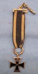 German Imperial Era Iron Cross Watch Fob