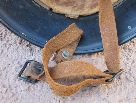 German WWII Police Steel Helmet & Liner — image 5