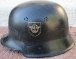 German WWII Police Steel Helmet & Liner