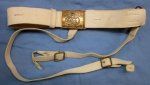 British Victorian Era, Argyle & Sutherland Officers Buff Leather Sword …