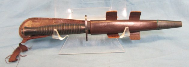  British WWII Fairbairn Sykes Commando Knife Ribbed Grip — image 2