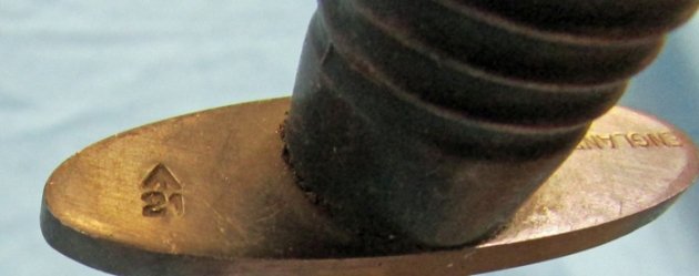  British WWII Fairbairn Sykes Commando Knife Ribbed Grip — image 7