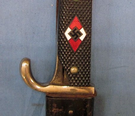 German WWII Hitler Youth Knife, Transitional Logo, Boker, RZM M7/75 — image 3