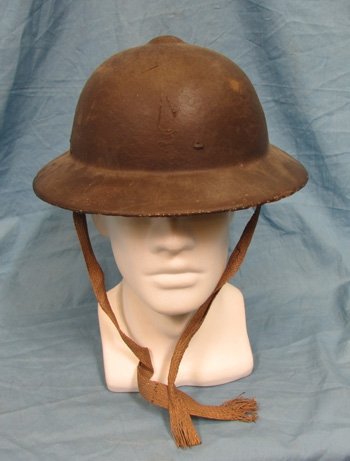  Japanese WWII Civil Defense Helmet, Complete — image 2