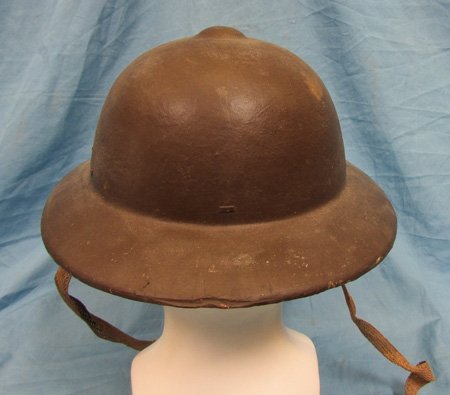  Japanese WWII Civil Defense Helmet, Complete — image 3