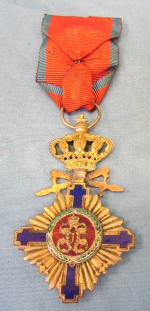  Romanian Pre WWI Era, Order of the Star of Romania, Military, Type I — image 4